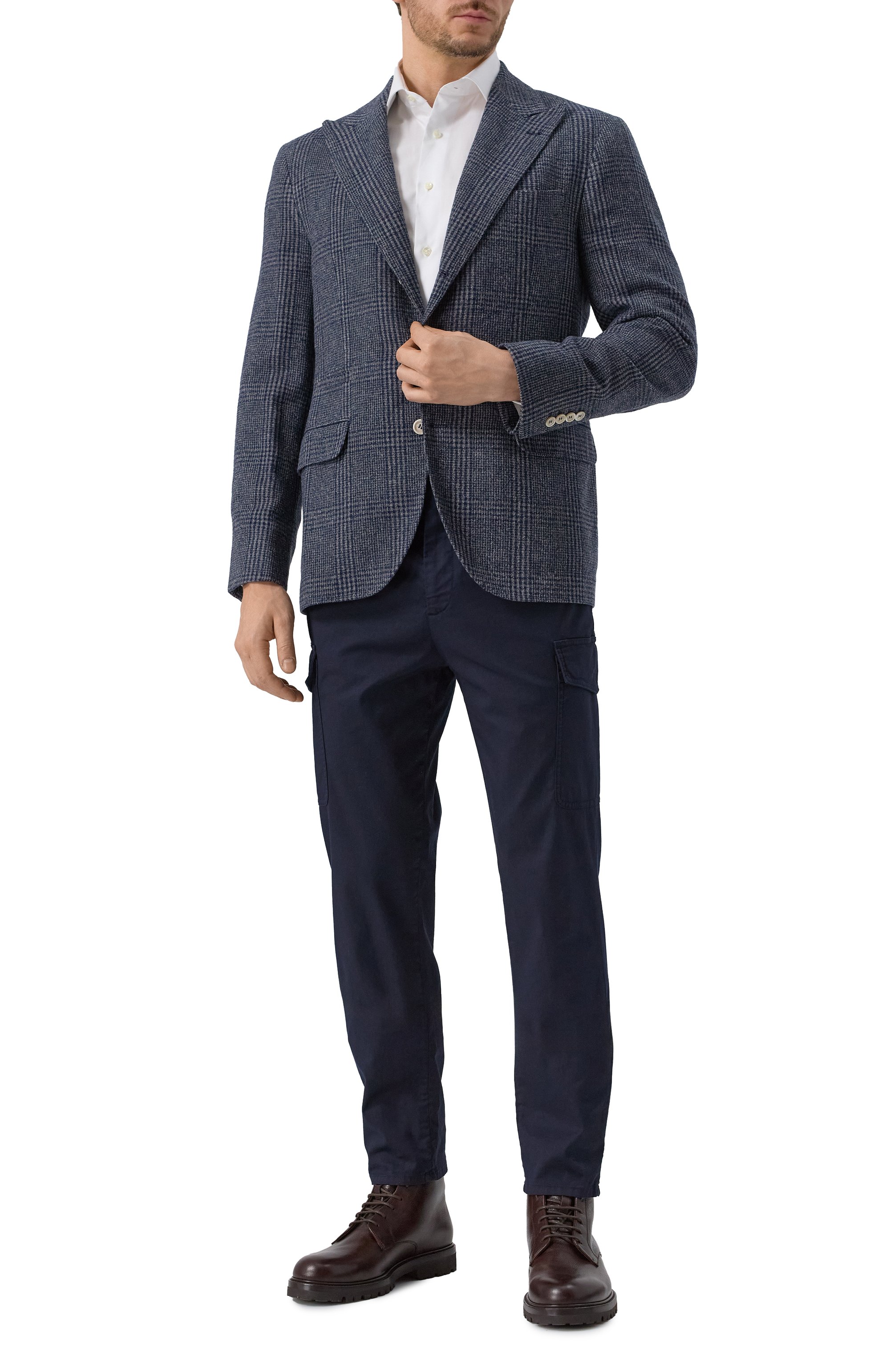 Пиджак из шерсти и шелка BRUNELLO CUCINELLI, арт. MY4367BFD, фото 3