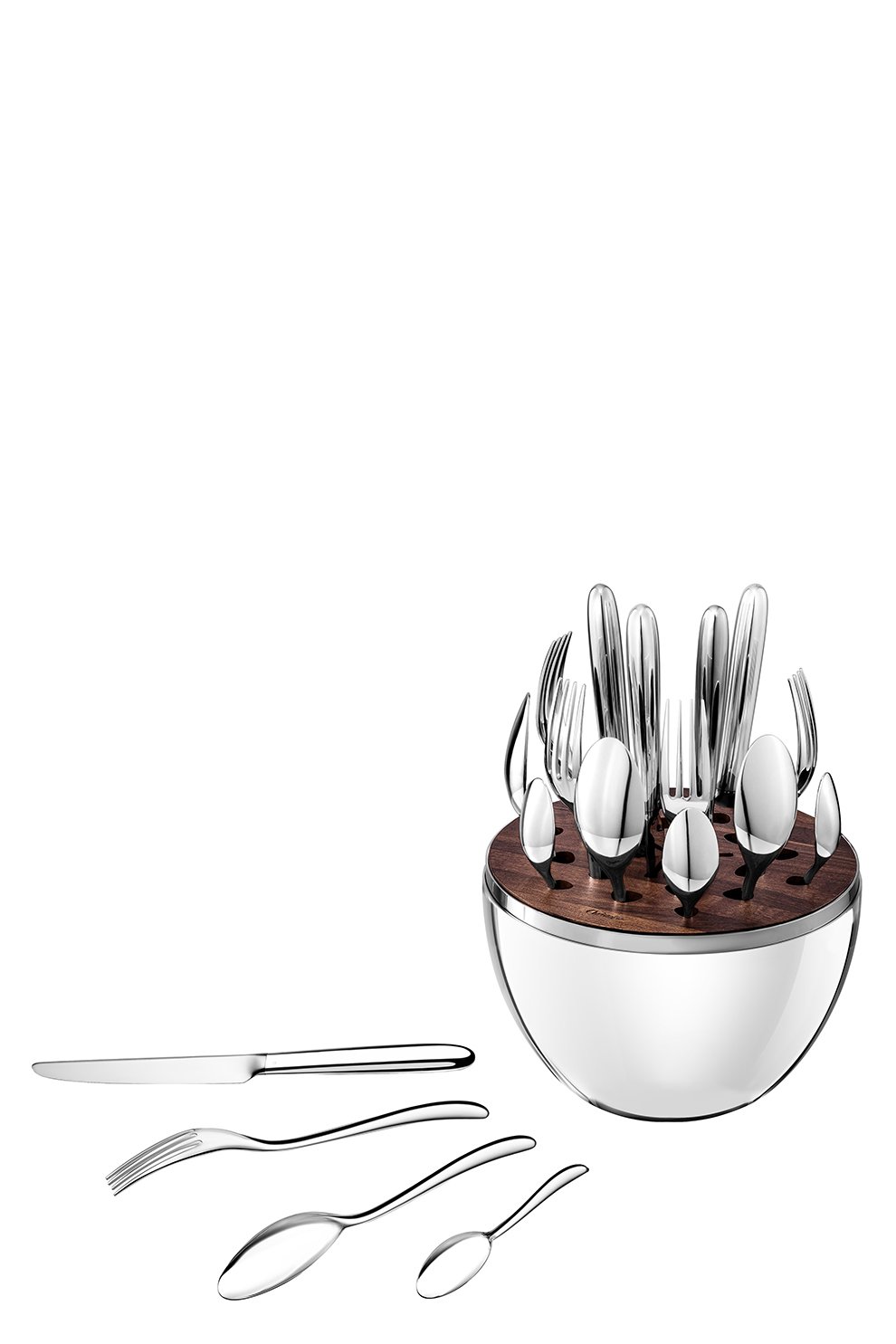 Набор столовых приборов mood из 24 предметов CHRISTOFLE серебряного цвета по цене 275000 руб., арт. 00065299, фото 3 Набор столовых приборов mood из 24 предметов CHRISTOFLE, арт. 00065299, фото 3