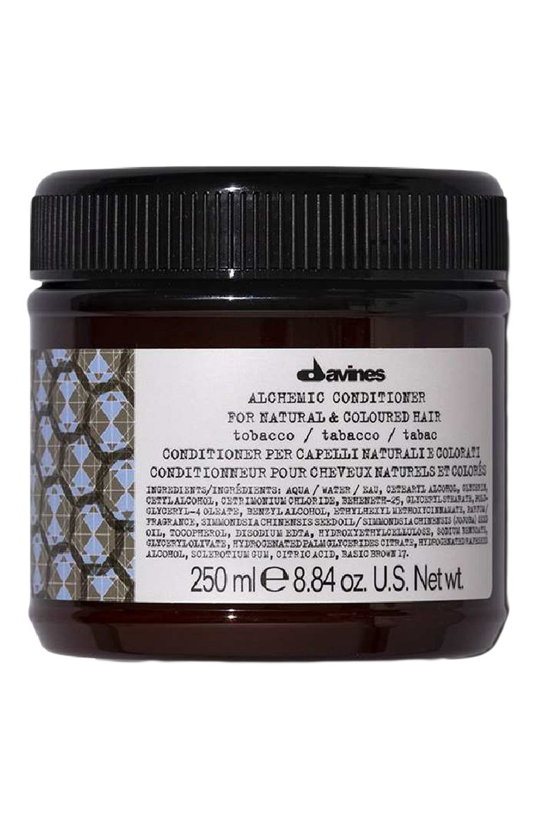 Кондиционер для натуральных и окрашенных волос alchemic, табак (250ml) DAVINES бесцветного цвета, арт. 67221 | Фото 1 (Нос: Не проставлено; Региональные ограничения белый список (Axapta Mercury): Не проставлено; Косметика кросс-кт: Уход У; Тип продукта: Кондиционеры; Назначение: Для волос)