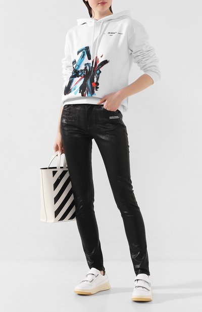 Хлопковое худи OFF-WHITE, арт. 0WBB032R20F301280130, фото 2