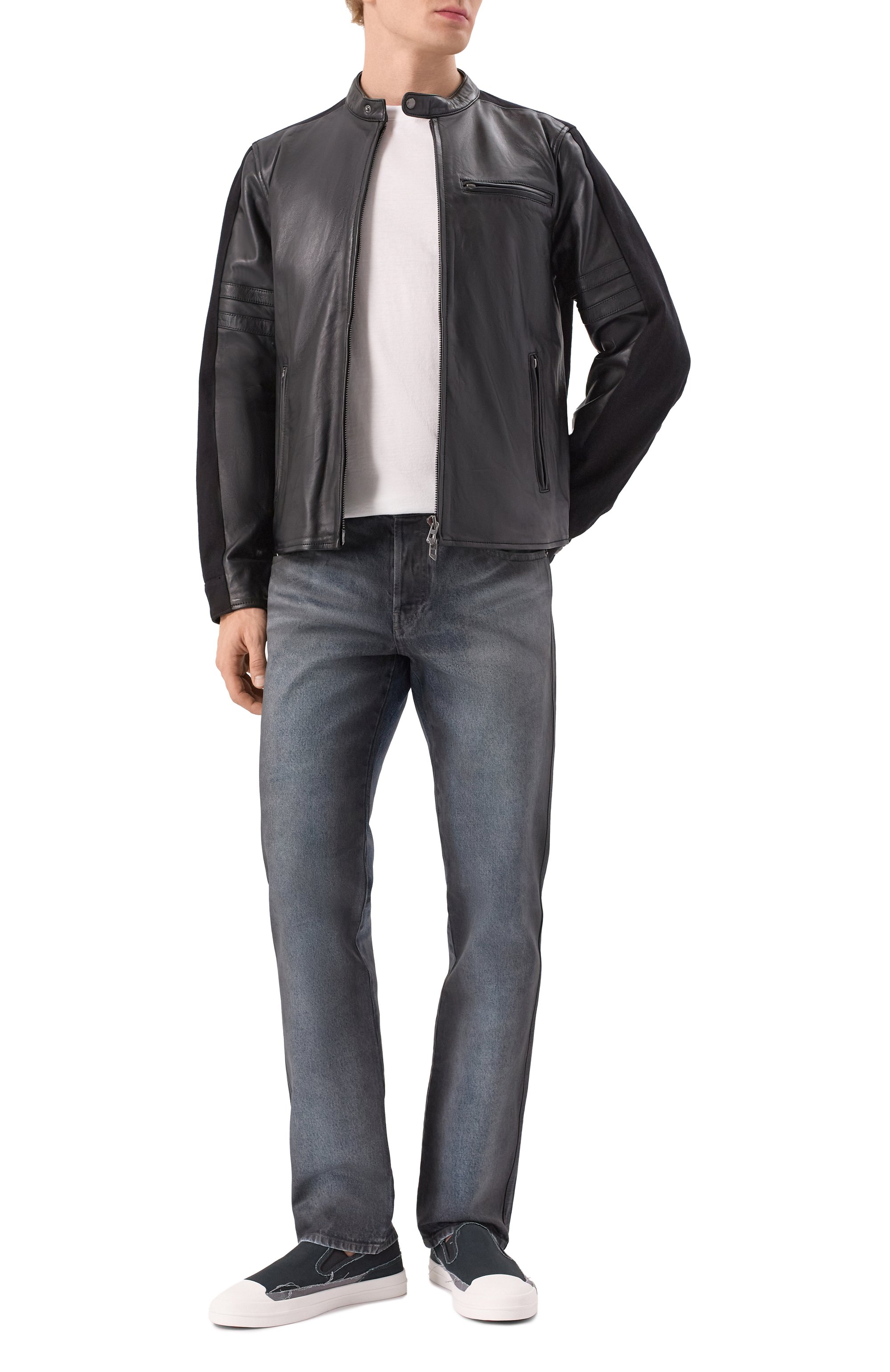 Текстильные слипоны s-d-verse DIESEL черного цвета по цене 18100 руб., арт. Y03552/PR012, фото 2 Текстильные слипоны s-d-verse DIESEL, арт. Y03552/PR012, фото 2