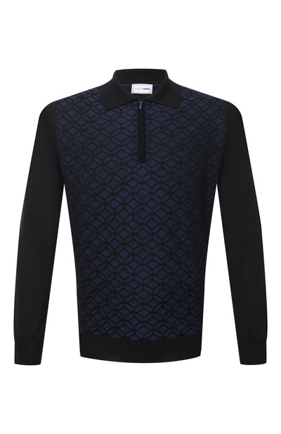 Поло из шерсти и шелка ZILLI, арт. MBU-PZ522-CHEC9/ML01, фото 1