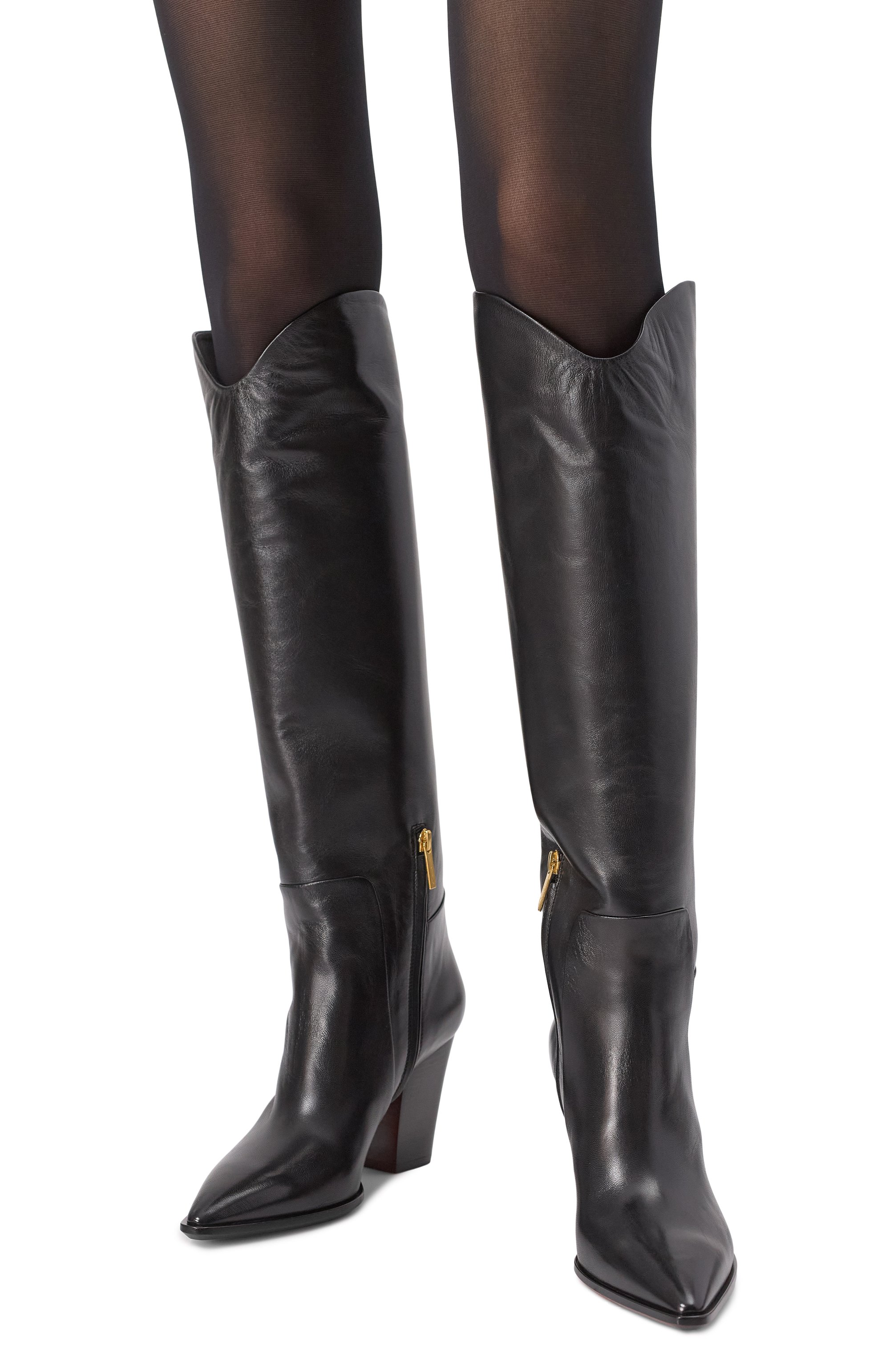 Кожаные сапоги SANTONI, арт. WSWG59592HI3NHPE, фото 3