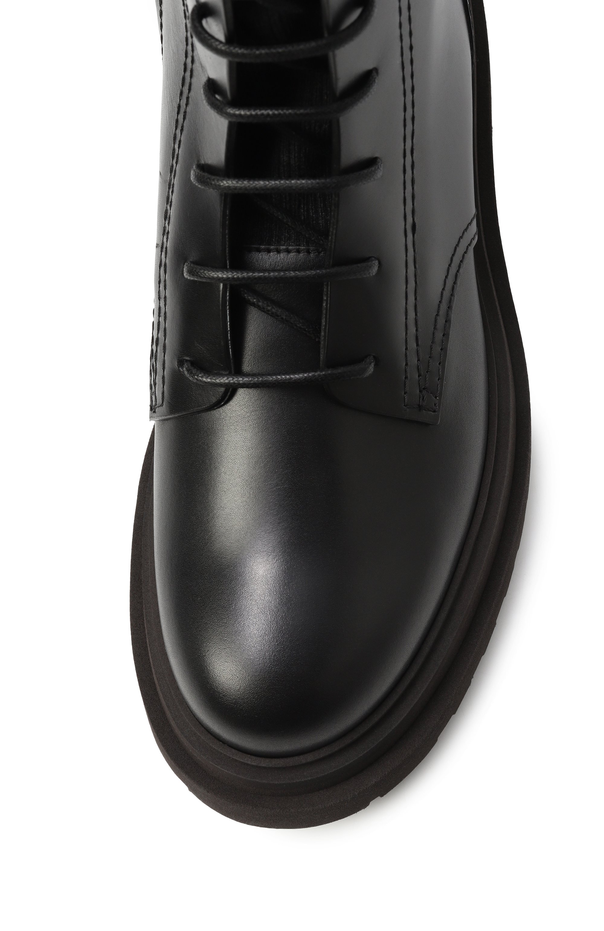 Кожаные ботинки BRUNELLO CUCINELLI, арт. MZ0LG3037P, фото 6