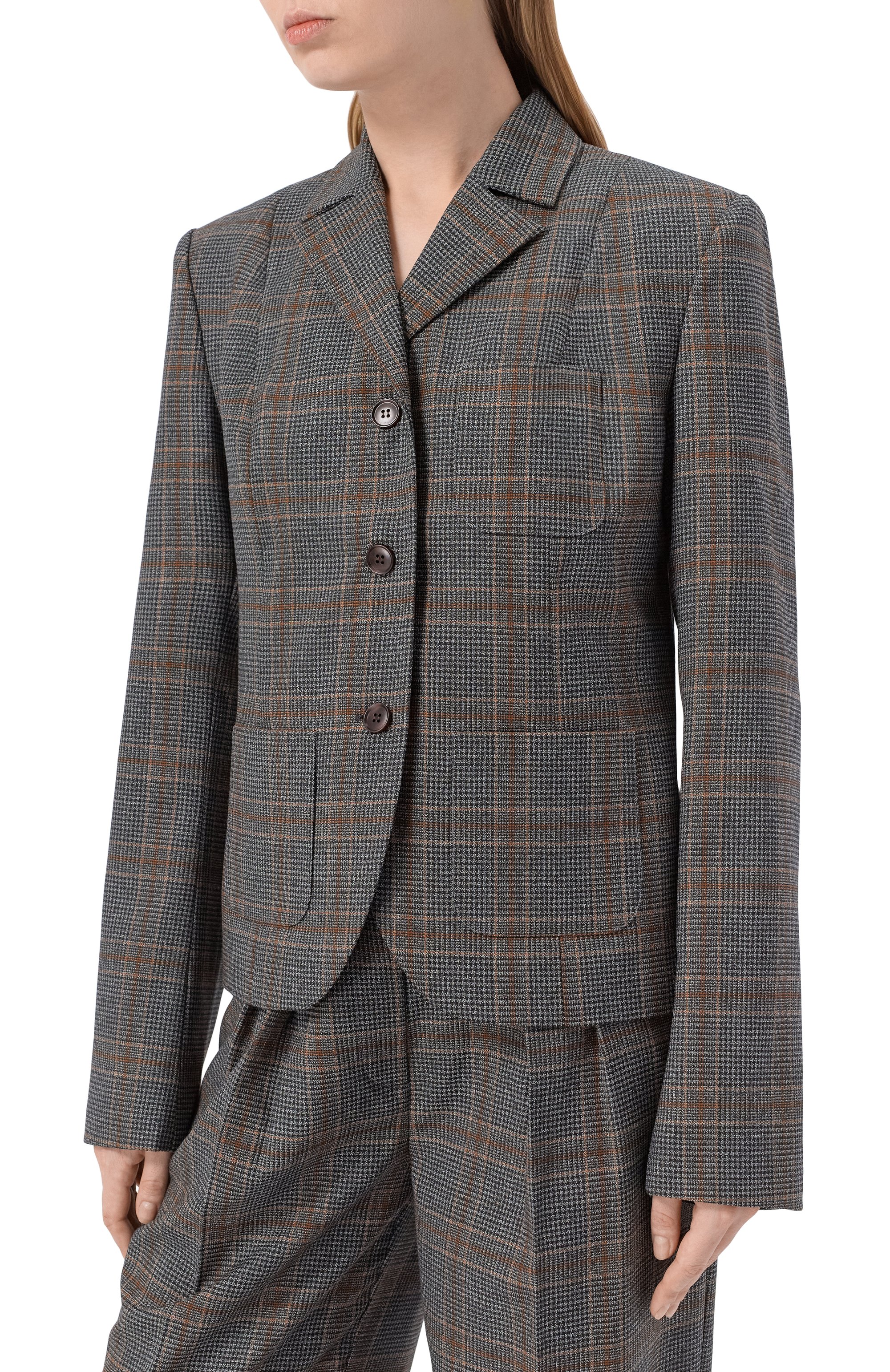 Шерстяной жакет LESYANEBO, арт. LN02H-951_TH, фото 3