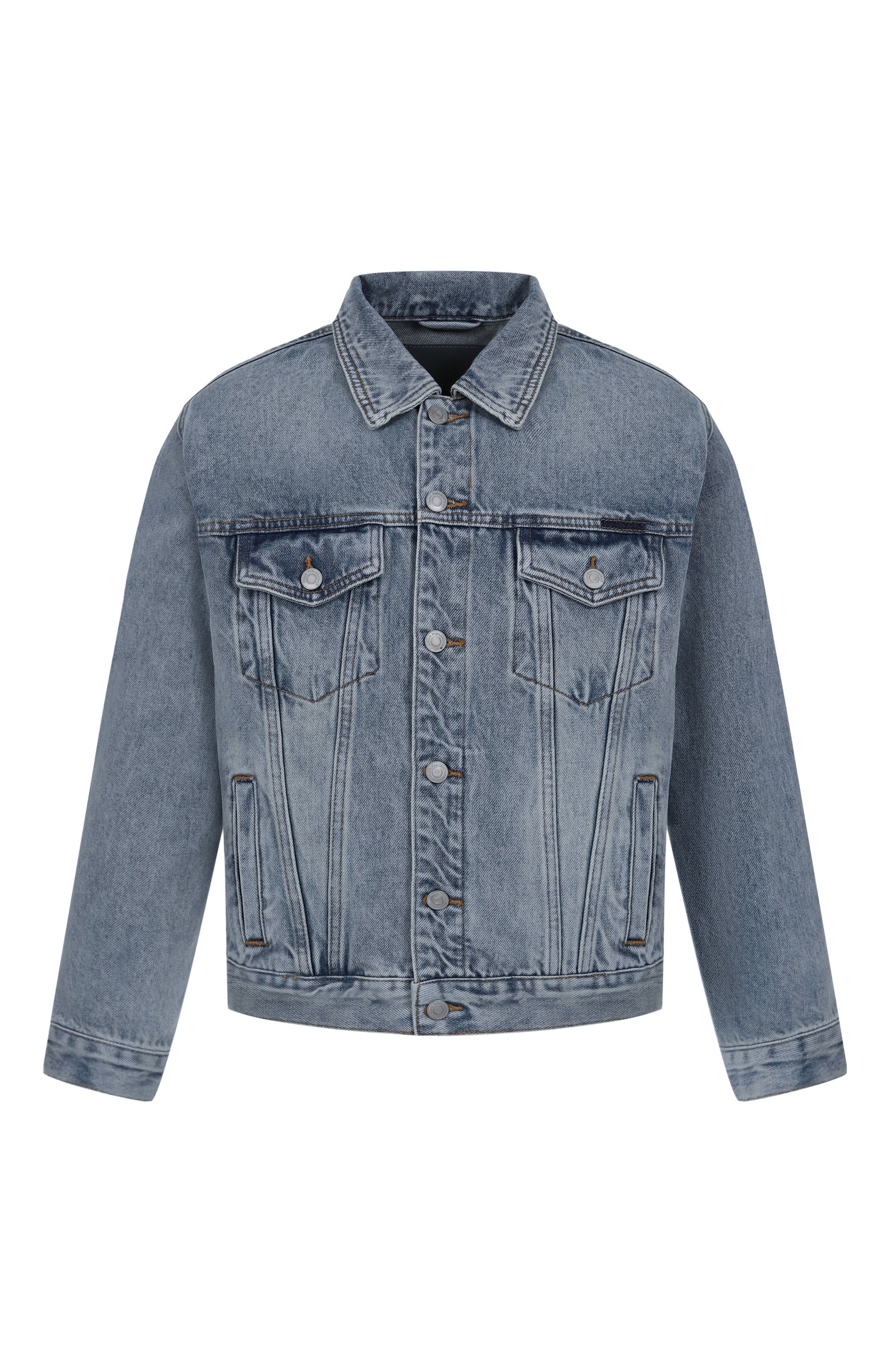 Джинсовая куртка ГОША РУБЧИНСКИЙ, арт. DJT_0101_MEDIUM_OVERDYED, фото 1