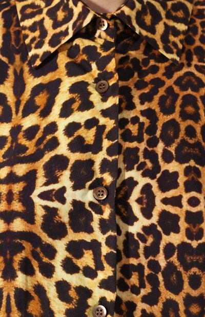 Хлопковая рубашка DRIES VAN NOTEN, арт. 201-10758-9006, фото 5
