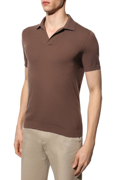 Хлопковое поло LORO PIANA, арт. FAI1567, фото 3