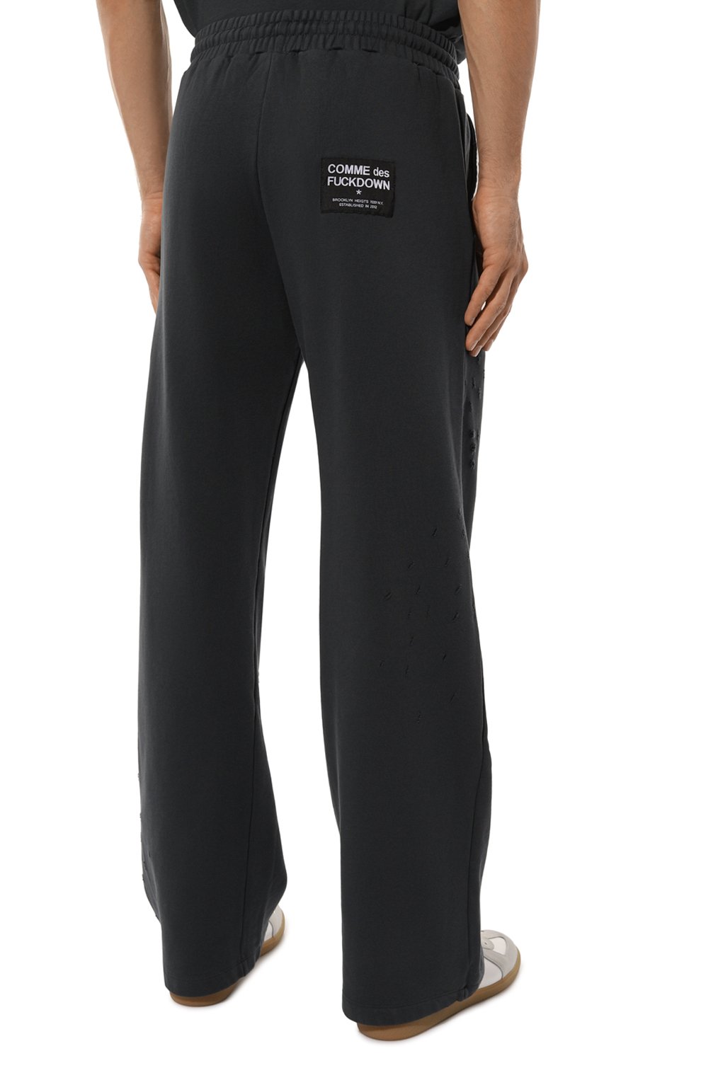 Хлопковые брюки COMME DES FUCKDOWN, арт. CFABM01385, фото 4