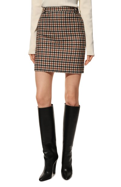 Шерстяная юбка ANTONELLI FIRENZE, арт. IRISH C0FFEE/H9030-845C, фото 3