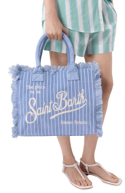 Сумка-тоут Vanity large MC2 Saint Barth VANI007-07477L/VANITY SP0NGE Голубой  VANI007-07477L/VANITY SP0NGE Фото 2