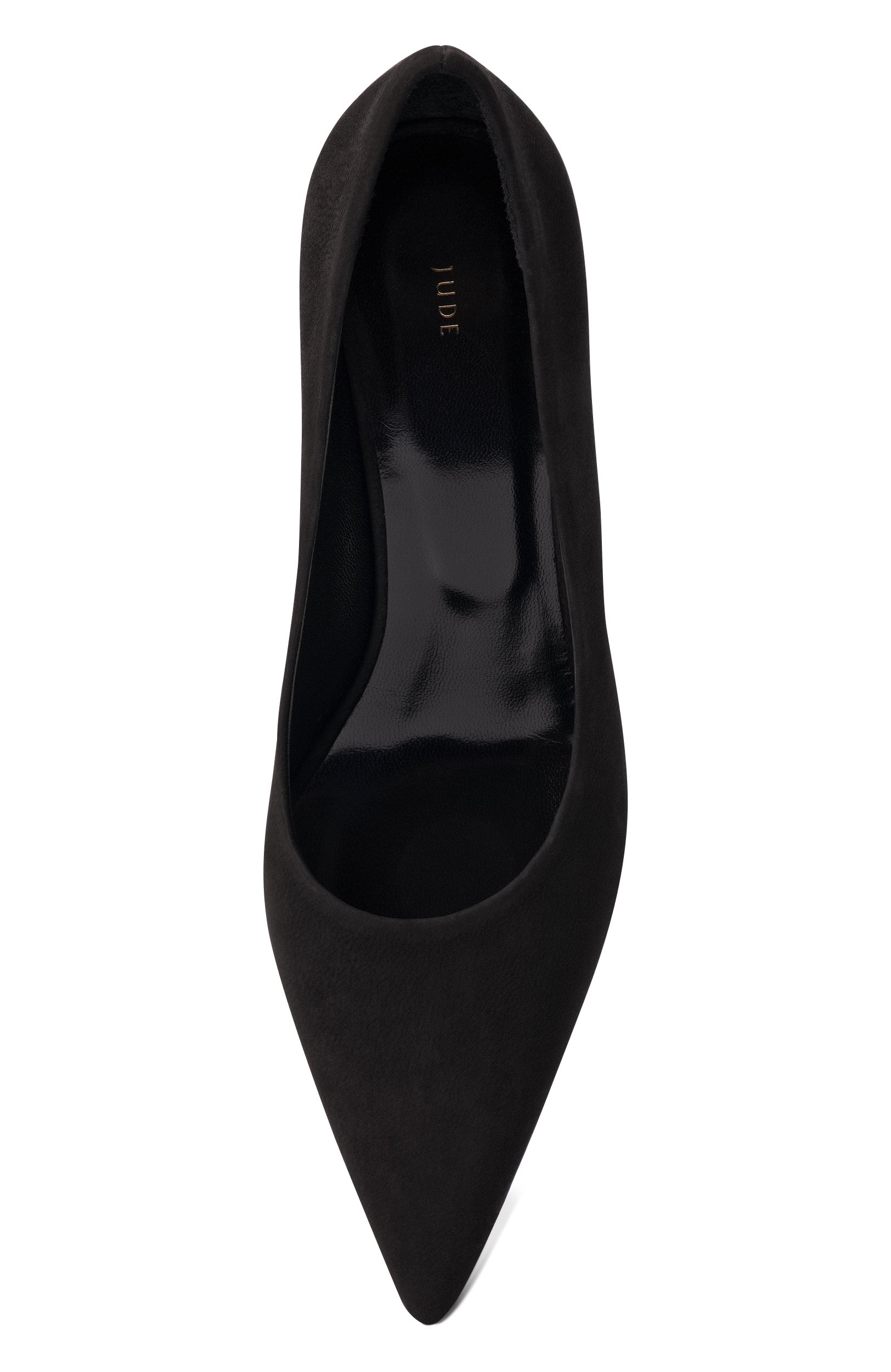 Туфли blade 60 из нубука JUDE черного цвета по цене 62100 руб., арт. BLADE PUMP/NUBUCK LEATHER, фото 6 Туфли blade 60 из нубука JUDE, арт. BLADE PUMP/NUBUCK LEATHER, фото 6
