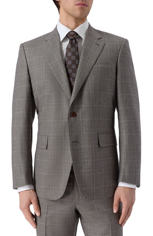 Шерстяной костюм Stefano Ricci S1SF432220/W0019T Коричневый  S1SF432220/W0019T Фото 2