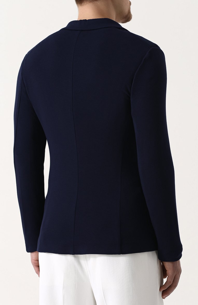 Однобортный пиджак из вискозы GIORGIO ARMANI, арт. 3ZSG55/SJRDZ, фото 4