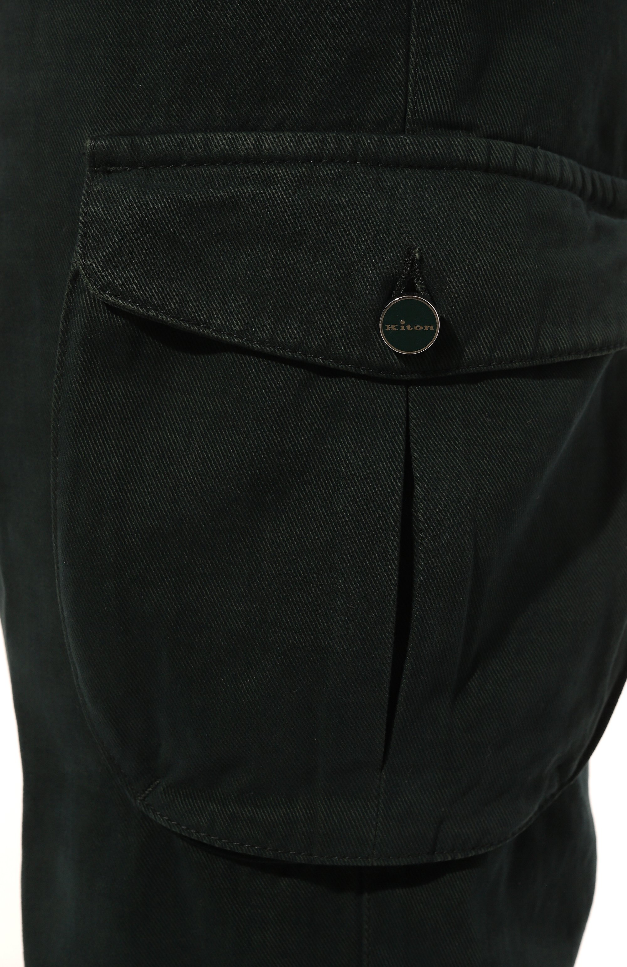 Брюки-карго из хлопка и кашемира KITON, арт. UFPPCAK0102F15, фото 5