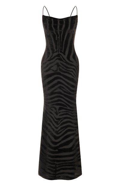 Женское платье из вискозы BALMAIN, арт. FF0RN300/JL11