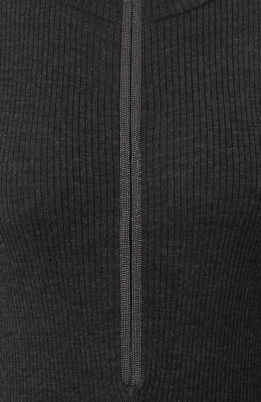 Комбинезон из шерсти и кашемира Brunello Cucinelli M14817699 Серый  M14817699 Фото 6