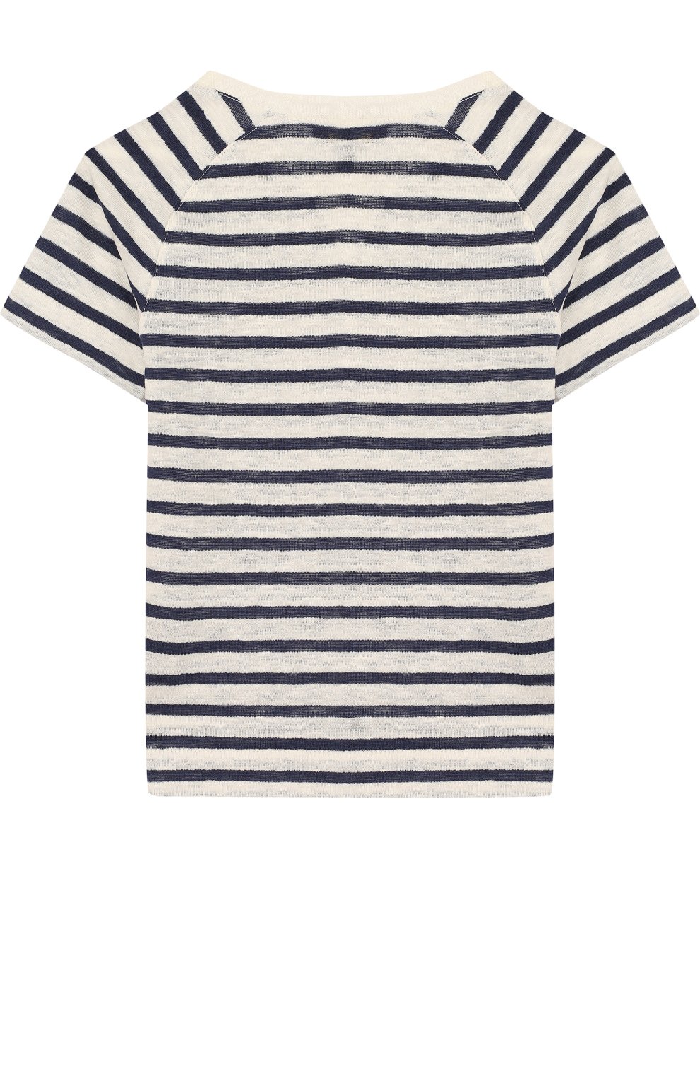 Льняная футболка в полоску LORO PIANA, арт. FAI1461, фото 2