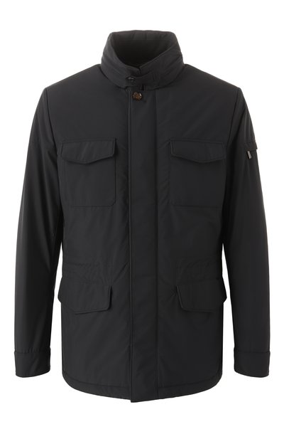 Утепленная куртка leonardo-stp MOORER темно-синего цвета по цене 184500 руб., арт. 0DRAN0E-STP, фото 1 Утепленная куртка leonardo-stp MOORER, арт. 0DRAN0E-STP, фото 1