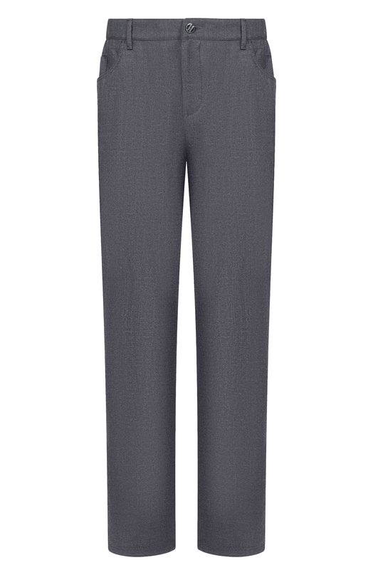 Шерстяные брюки Zilli J5T101M0201VSGE00 Серый J5T101M0201VSGE00