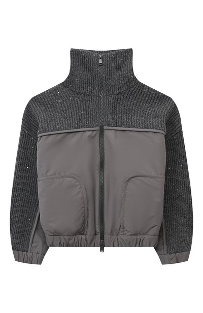 Кардиган из кашемира и шерсти BRUNELLO CUCINELLI, арт. BBMMBD023A