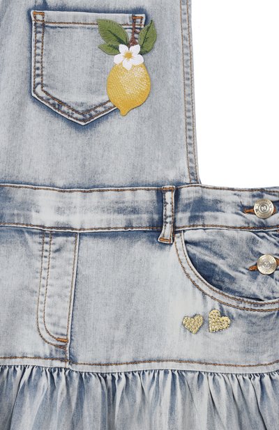 Джинсовый сарафан MONNALISA, арт. 19G703, фото 3