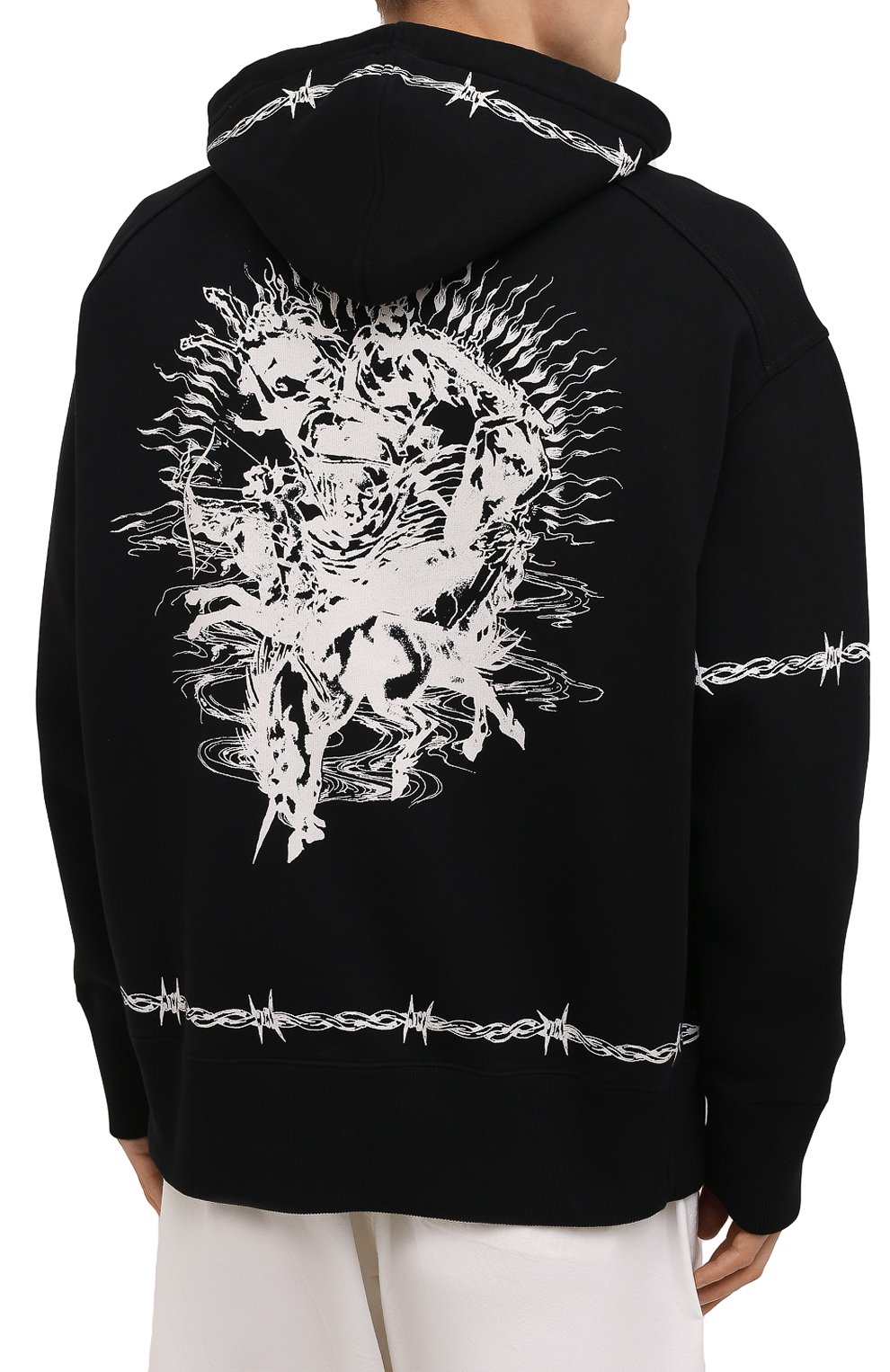 Хлопковое худи GIVENCHY, арт. BMJ0C63Y69, фото 4