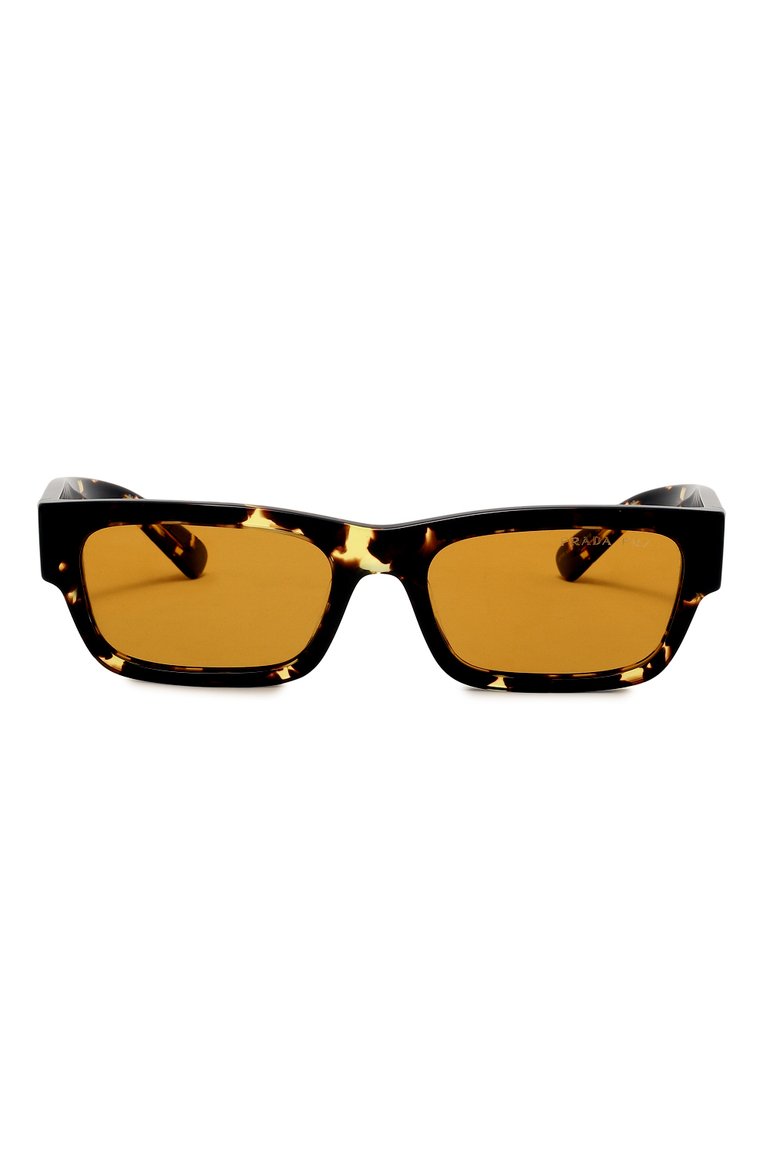 Женские солнцезащитные очки PRADA желтого цвета, арт. A03S-16020C | Фото 4 (Нос: Не проставлено; Региональные ограничения белый список (Axapta Mercury): Не проставлено; Материал: Пластик; Кросс-КТ: С/з-унисекс; Тип очков: С/з; Очки форма: Прямоугольные; Оптика Гендер: оптика-унисекс)