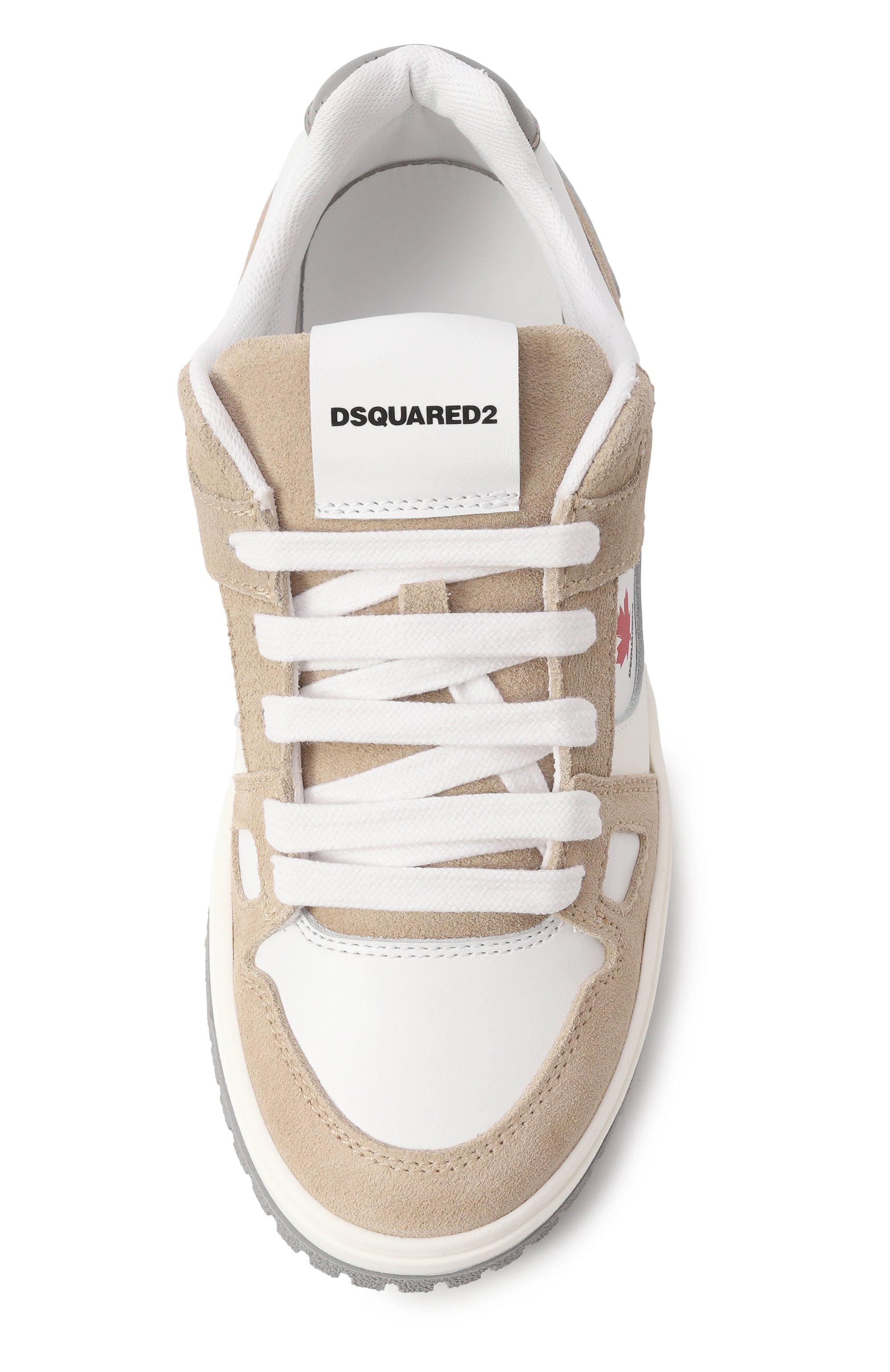 Кожаные кеды DSQUARED2, арт. 80225/VAR2/28-35, фото 4