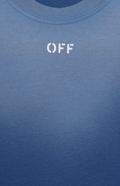 Хлопковая футболка OFF-WHITE, арт. 0BAA002S25JER006/4-12, фото 3