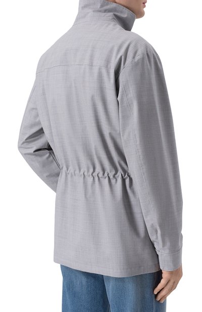 Шерстяная куртка 12 STOREEZ серого цвета по цене 47000 руб., арт. 135892, фото 4 Шерстяная куртка 12 STOREEZ, арт. 135892, фото 4