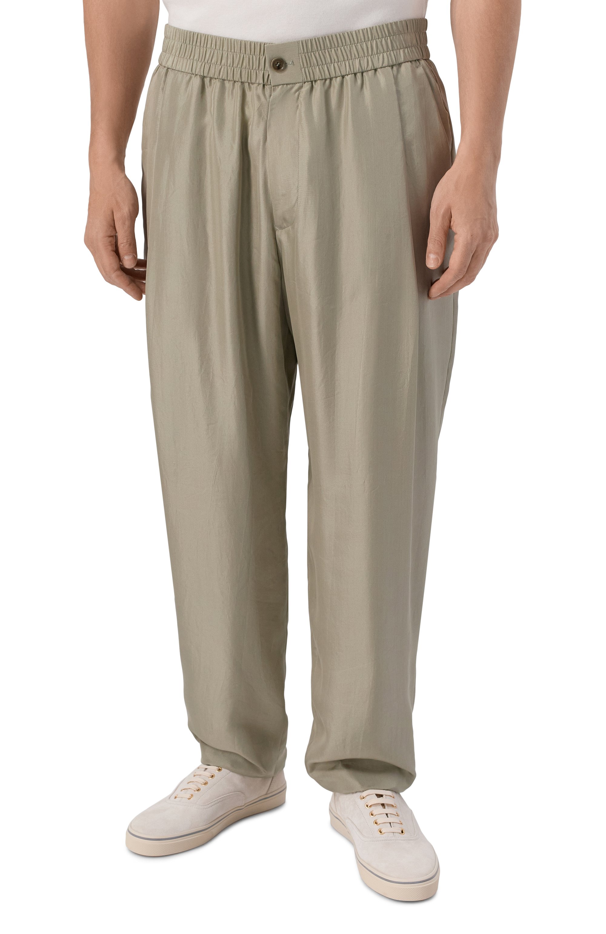 Шелковые брюки GIORGIO ARMANI, арт. GM004367/TE23076, фото 3