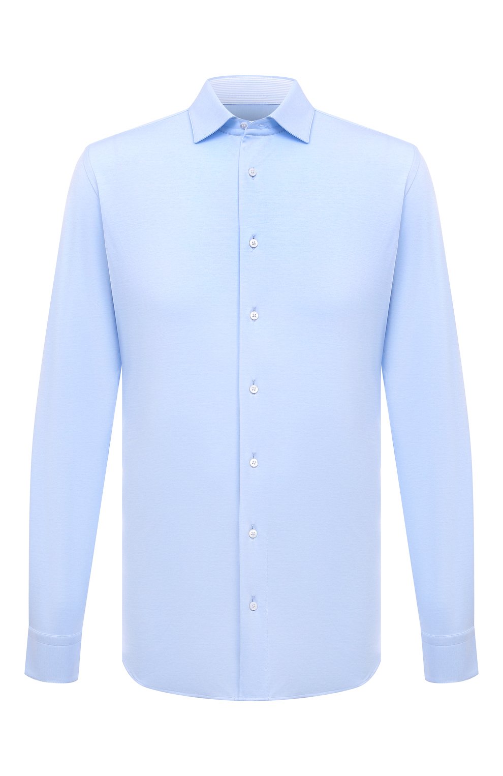 Рубашка ZILLI голубого цвета по цене 79150 руб., арт. CLAF01ZS00P51ZS410816, фото 1 Рубашка ZILLI, арт. CLAF01ZS00P51ZS410816, фото 1