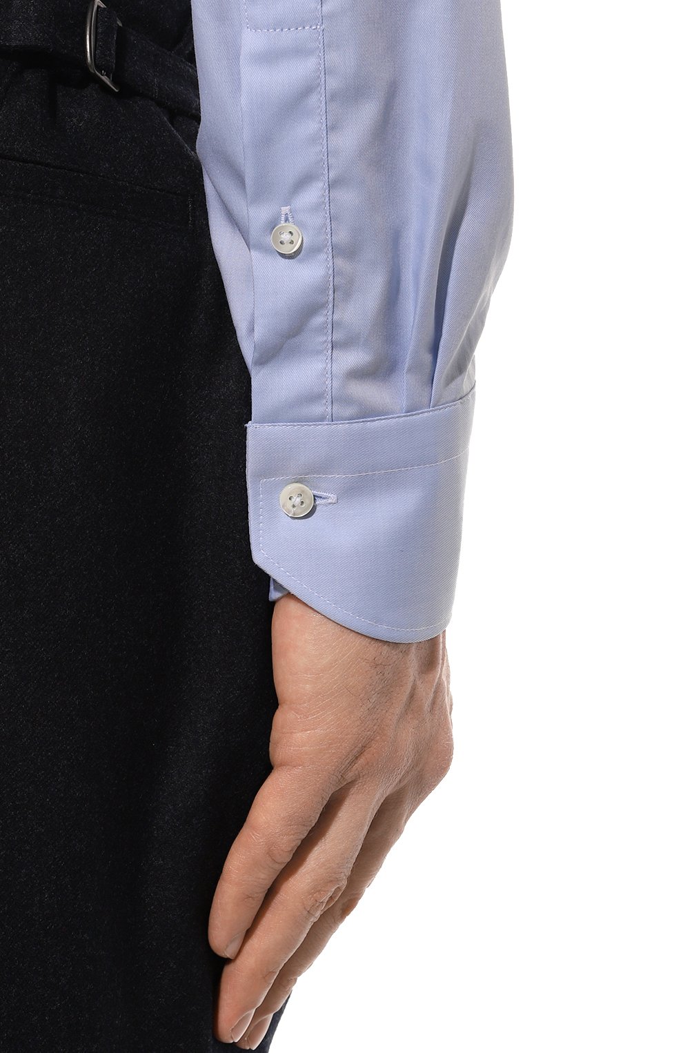 Хлопковая сорочка CANALI, арт. NCL7098/GR03299, фото 6