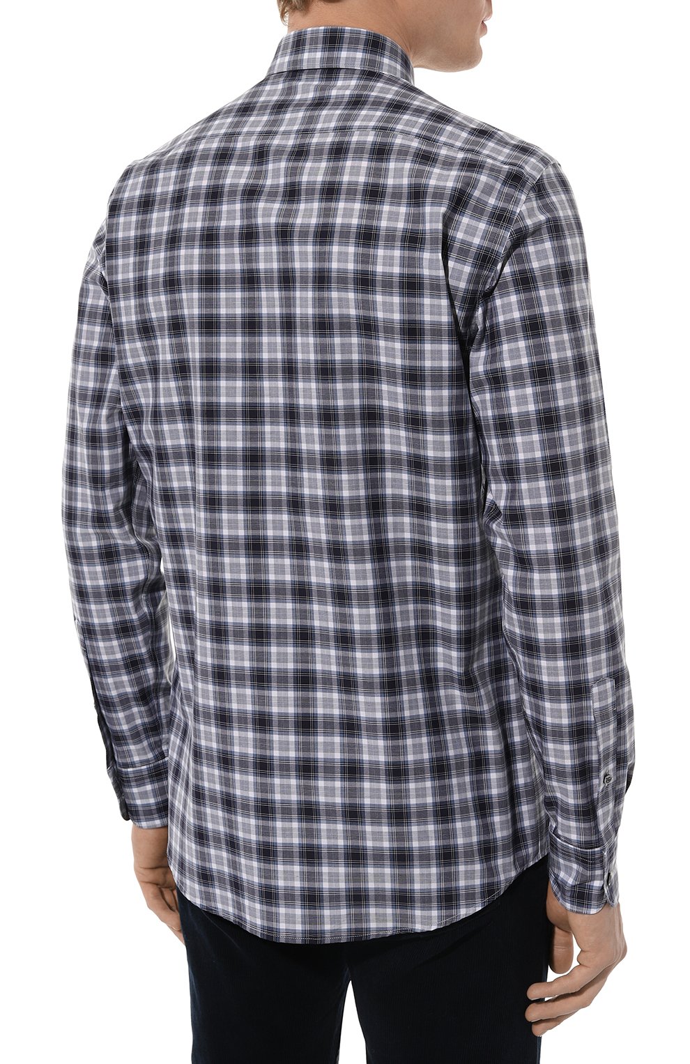 Хлопковая рубашка ZEGNA, арт. UDX21A7/SRF5, фото 4