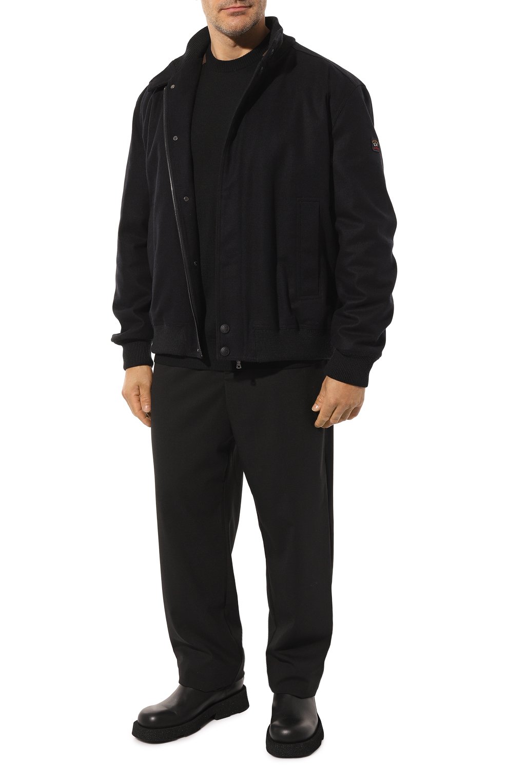 Шерстяной бомбер PAUL&SHARK, арт. C0P2003/3XL-6XL, фото 2