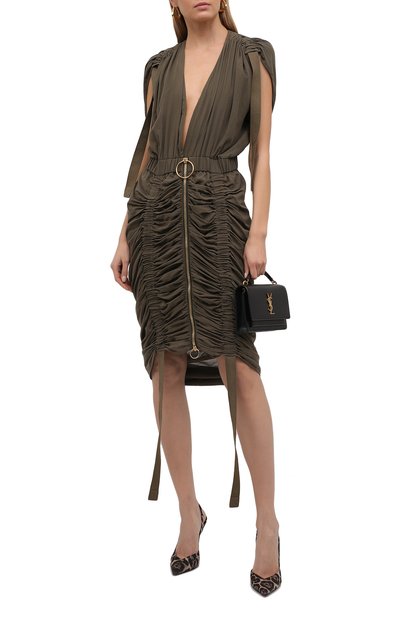 Хлопковое платье BALMAIN, арт. WF0RD000/C306, фото 2