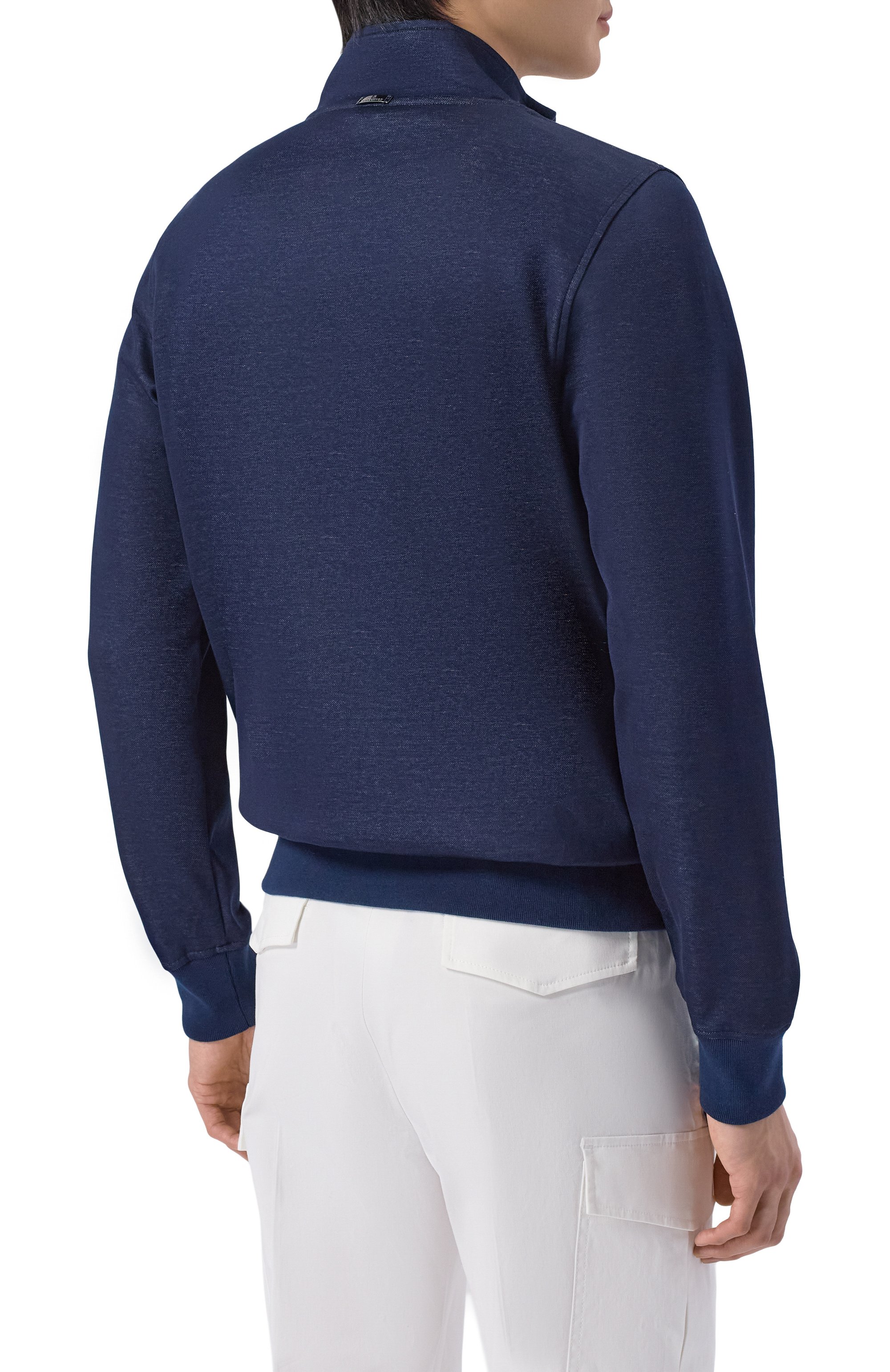 Хлопковая толстовка CAPOBIANCO, арт. 20M451.BL00._001, фото 4