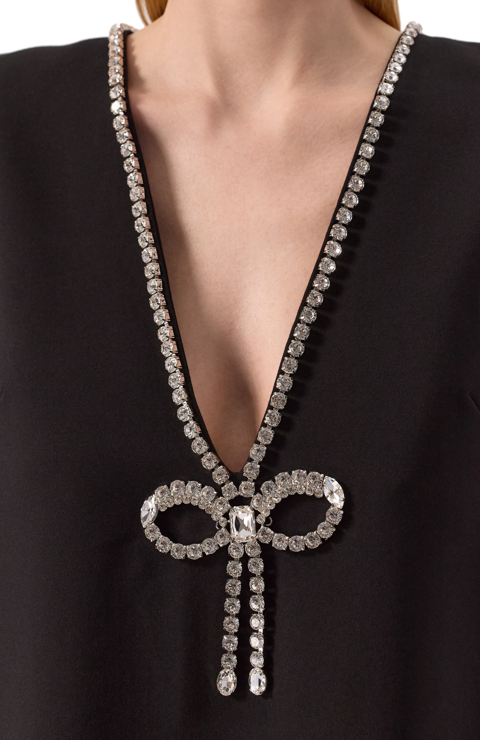 Платье с отделкой стразами AREA, арт. 0000D03184, фото 5