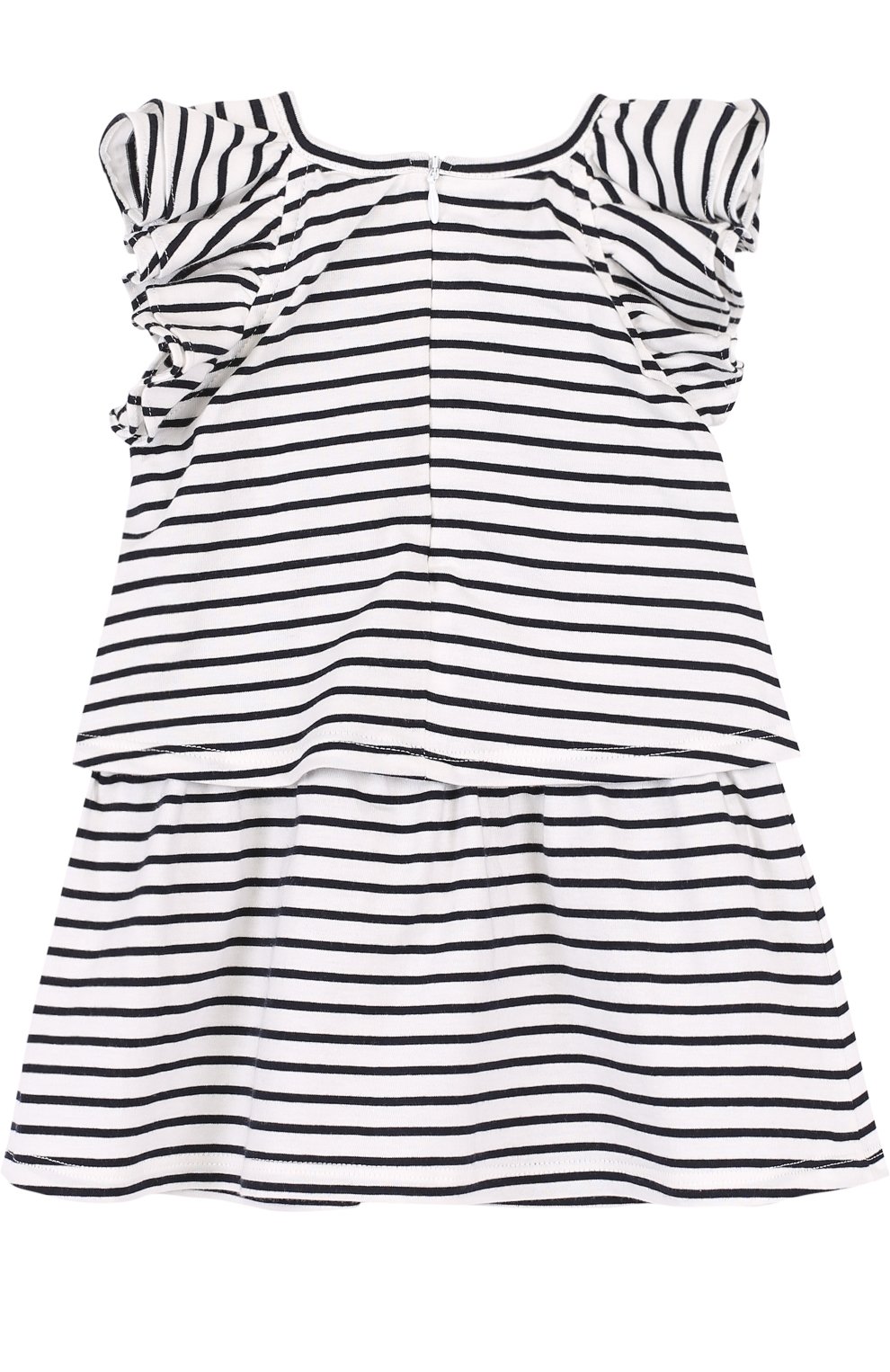 Хлопковое платье в полоску CHLOÉ, арт. C02181/3M-18M, фото 2