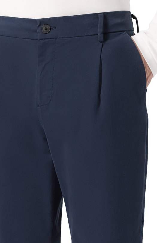 Хлопковые брюки MC2 Saint Barth FUJI004-00017I/FUJI P0CKET C0TT0N Синий  FUJI004-00017I/FUJI P0CKET C0TT0N Фото 5