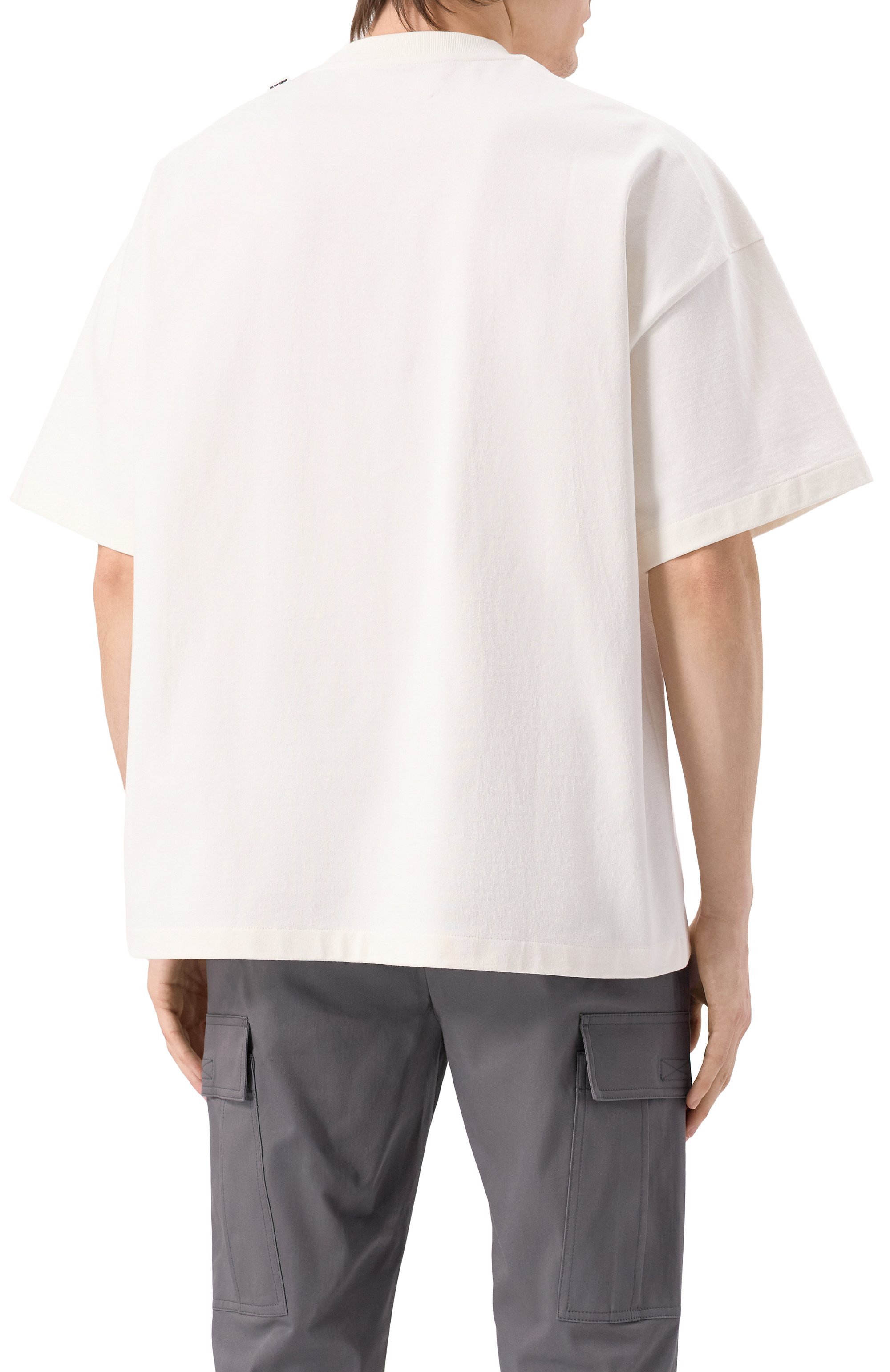 Хлопковая футболка JIL SANDER, арт. J22GC0195/J20244, фото 4