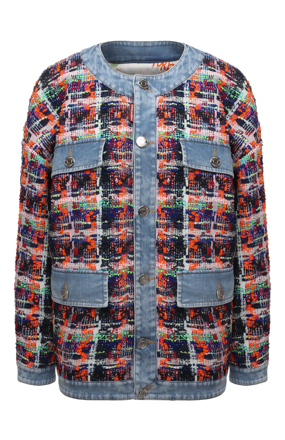 Комбинированный жакет DSQUARED2, арт. S75AM0889/S54400, фото 1