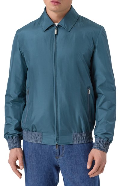 Шелковый бомбер ZILLI, арт. AFAXH1M0619VFRI00, фото 3