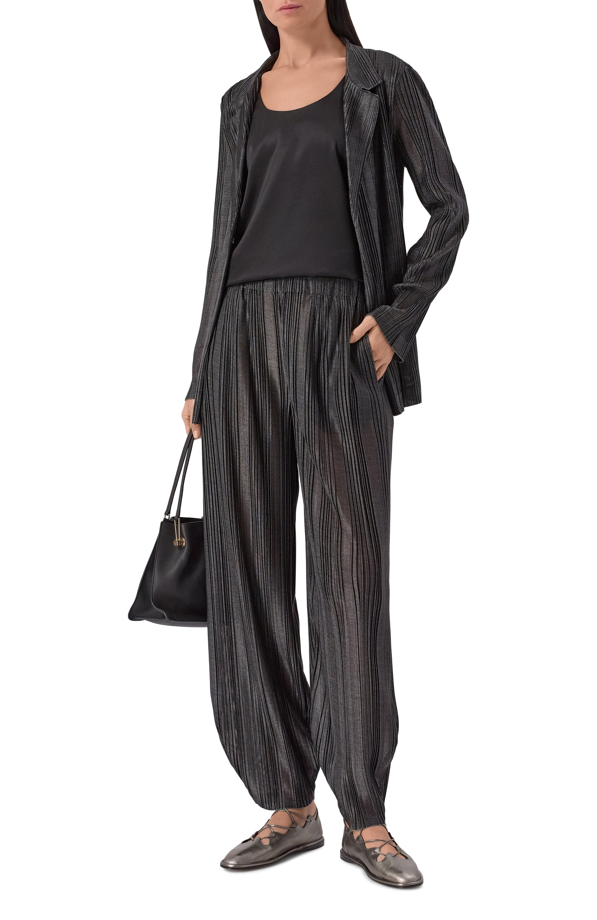 Кожаные балетки GIORGIO ARMANI, а рт. GW002807/AF24125, фото 3