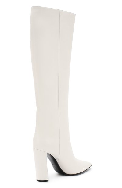 Кожаные сапоги CASADEI белого цвета по цене 127500 руб., арт. 1S001N1001FULG09999, фото 4 Кожаные сапоги CASADEI, арт. 1S001N1001FULG09999, фото 4