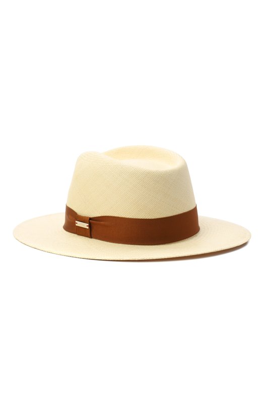 Соломенная шляпа Kiton D57765K0923D02 Кремовый D57765K0923D02