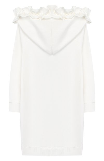 Платье с капюшоном MONNALISA бежевого цвета по цене 17200 руб., арт. 194917RK, фото 2 Платье с капюшоном MONNALISA, арт. 194917RK, фото 2