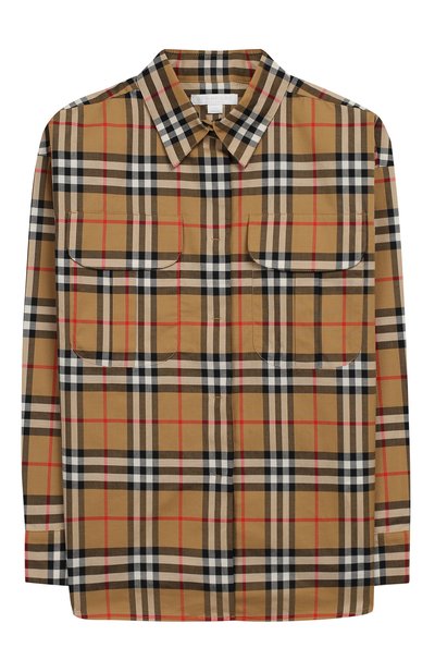Хлопковая блузка BURBERRY, арт. 8003327, фото 1