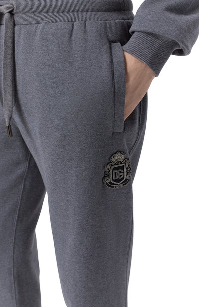 Хлопковые джоггеры DOLCE & GABBANA, арт. GP07TZ/G7PZT, фото 5